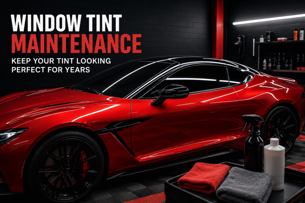 Window Tint Maintenance Guide: How to Protect Ceramic Tint for Years | Nu Image Detail