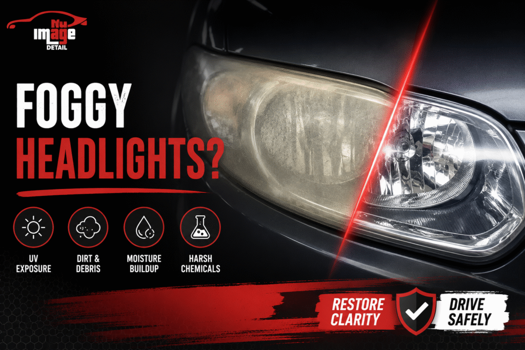 Why Do Headlights Get Foggy? Causes, Fixes & Prevention Tips | Nu Image Detail