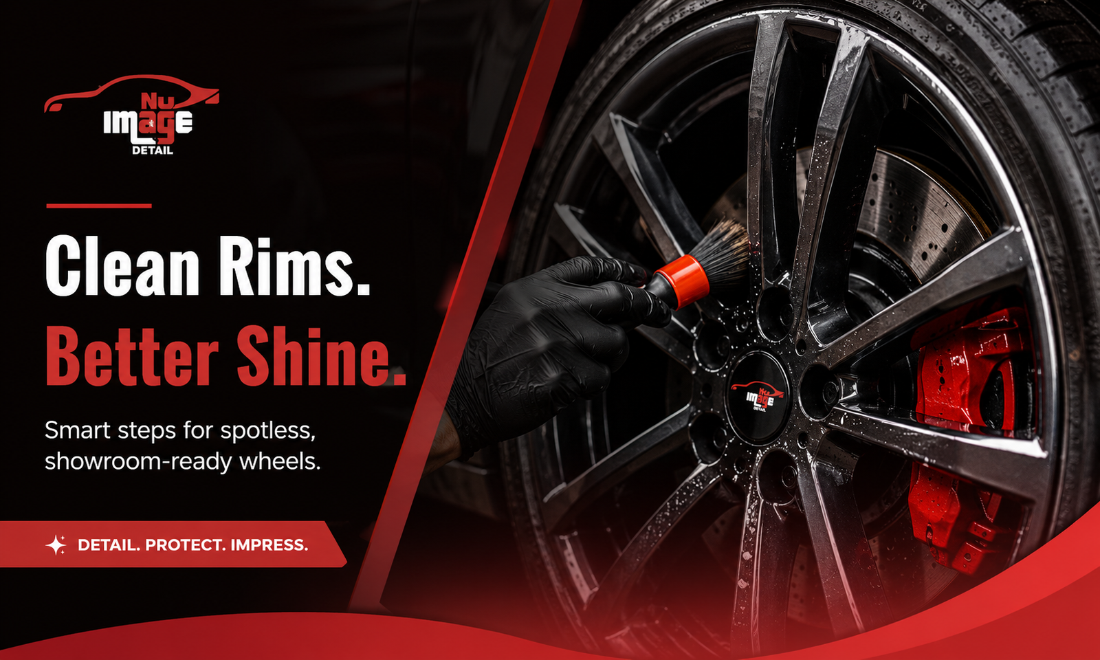 How to clean car rims during a hand wash