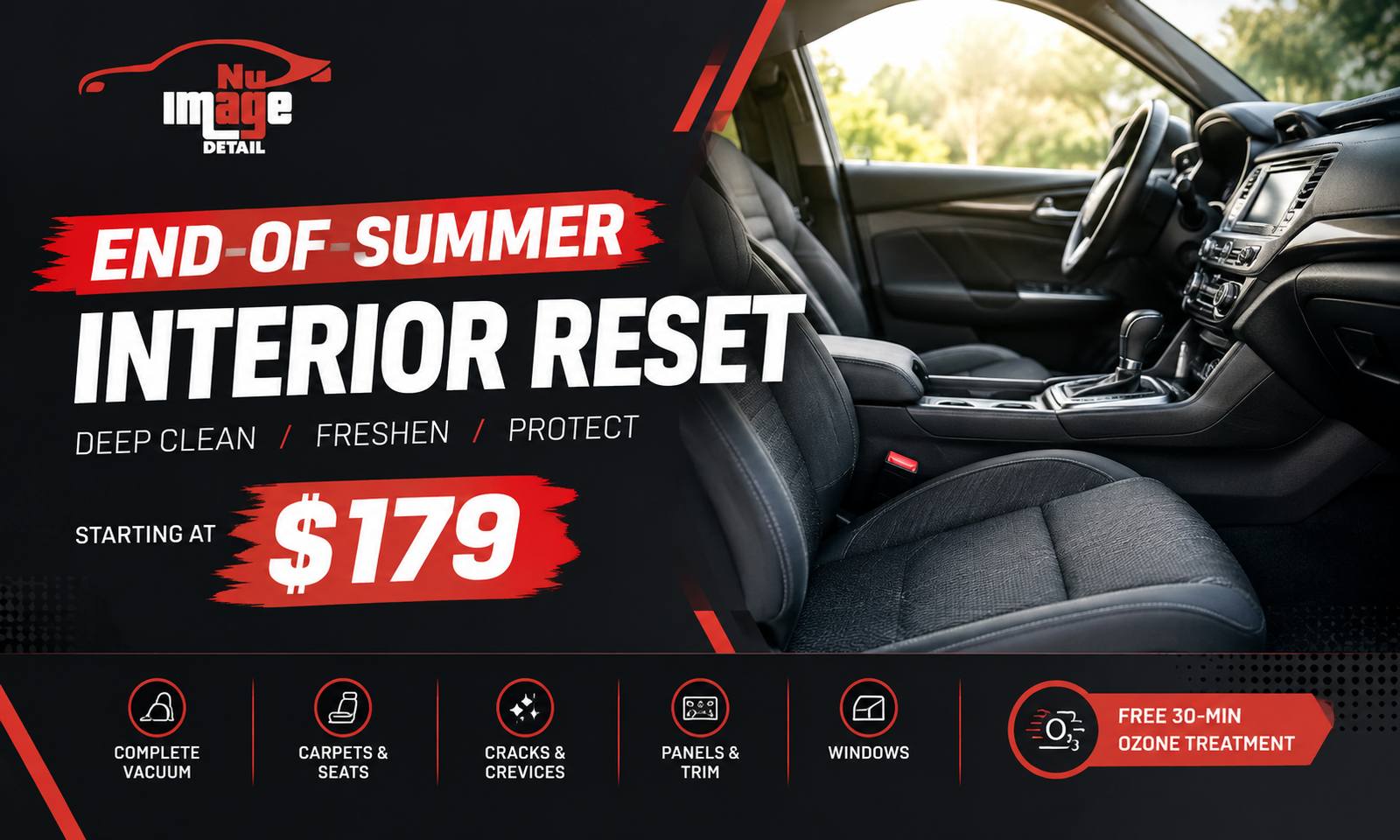End-of-Summer Interior Reset: Give Your Car a Deep Interior Clean